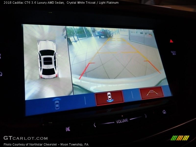 Crystal White Tricoat / Light Platinum 2018 Cadillac CT6 3.6 Luxury AWD Sedan