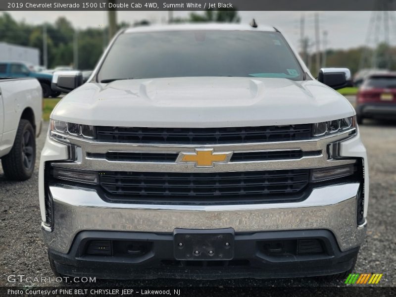 Summit White / Jet Black 2019 Chevrolet Silverado 1500 LT Double Cab 4WD
