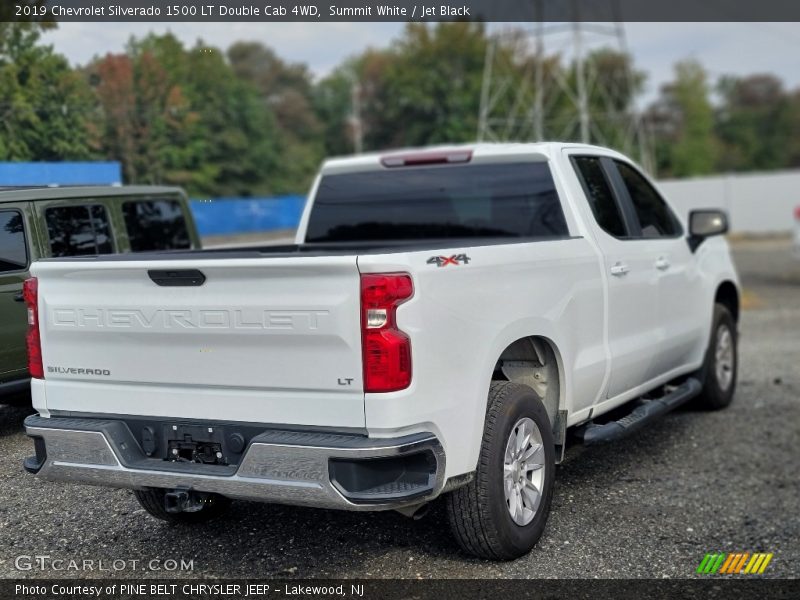 Summit White / Jet Black 2019 Chevrolet Silverado 1500 LT Double Cab 4WD