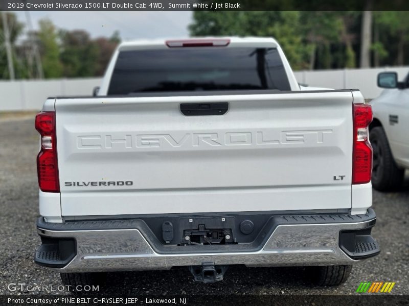 Summit White / Jet Black 2019 Chevrolet Silverado 1500 LT Double Cab 4WD