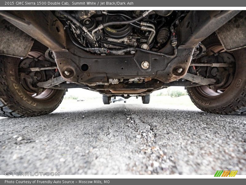 Summit White / Jet Black/Dark Ash 2015 GMC Sierra 1500 Double Cab