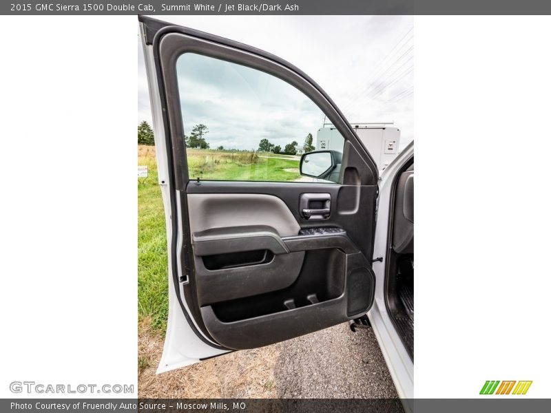 Summit White / Jet Black/Dark Ash 2015 GMC Sierra 1500 Double Cab