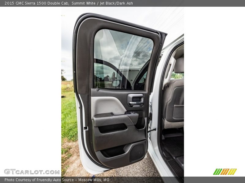 Summit White / Jet Black/Dark Ash 2015 GMC Sierra 1500 Double Cab