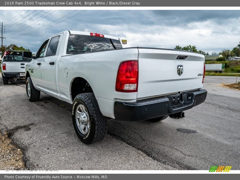 Bright White / Black/Diesel Gray 2016 Ram 2500 Tradesman Crew Cab 4x4