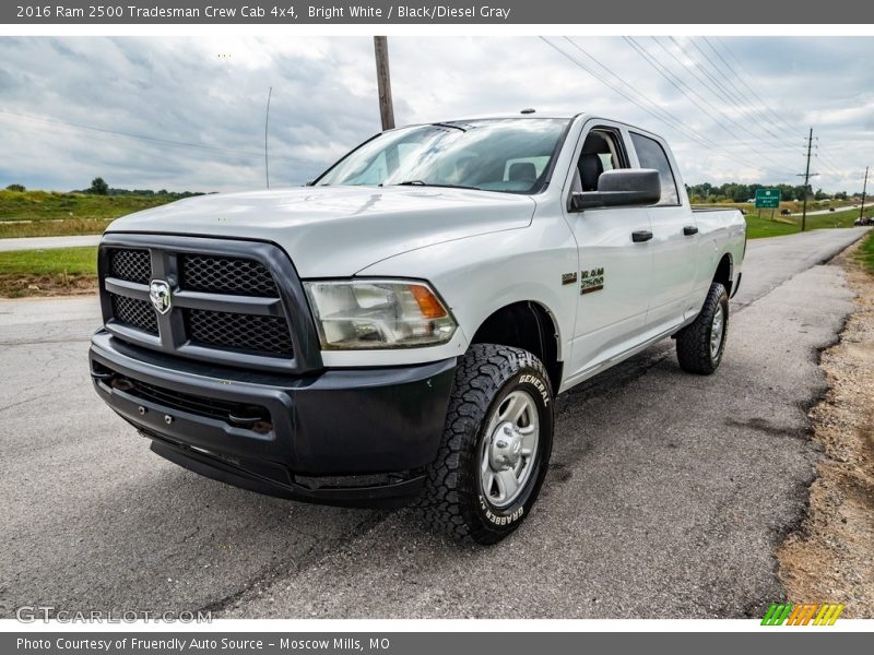 Bright White / Black/Diesel Gray 2016 Ram 2500 Tradesman Crew Cab 4x4