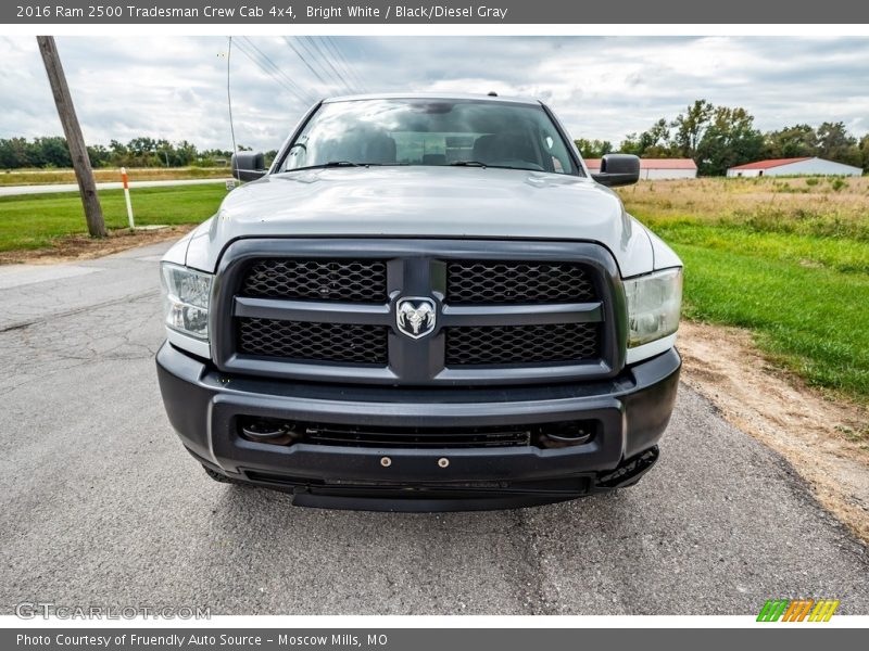 Bright White / Black/Diesel Gray 2016 Ram 2500 Tradesman Crew Cab 4x4