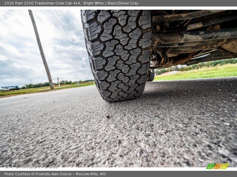 Bright White / Black/Diesel Gray 2016 Ram 2500 Tradesman Crew Cab 4x4