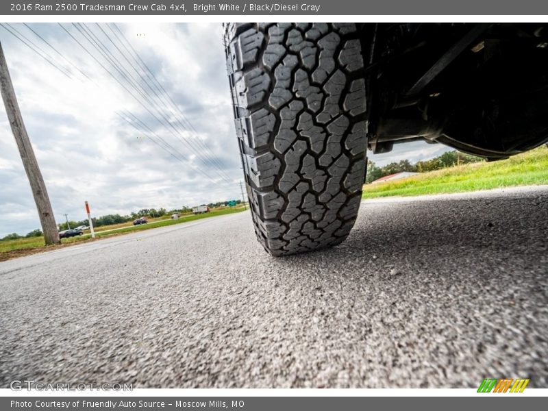 Bright White / Black/Diesel Gray 2016 Ram 2500 Tradesman Crew Cab 4x4