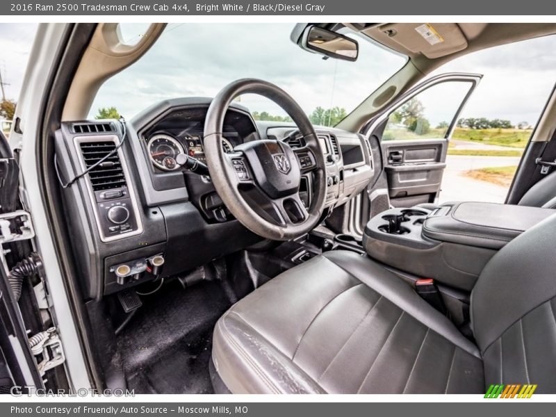  2016 2500 Tradesman Crew Cab 4x4 Black/Diesel Gray Interior