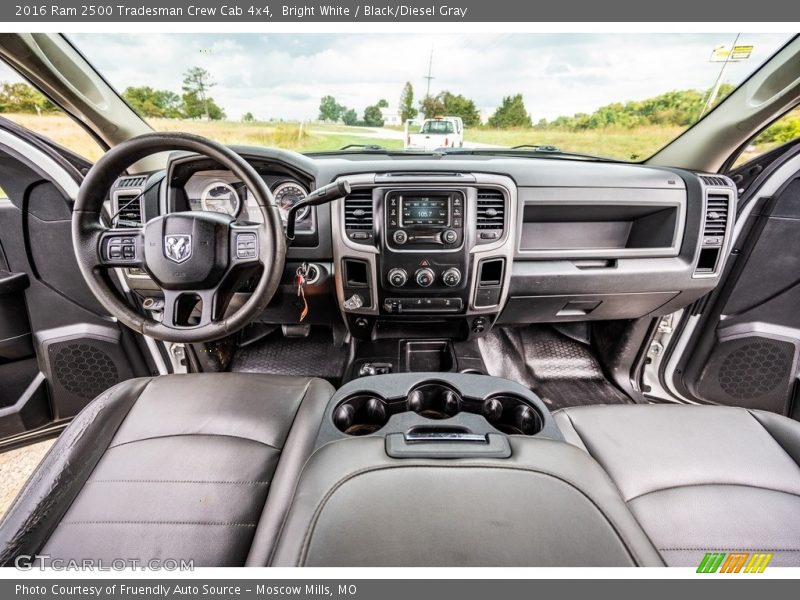 Black/Diesel Gray Interior - 2016 2500 Tradesman Crew Cab 4x4 