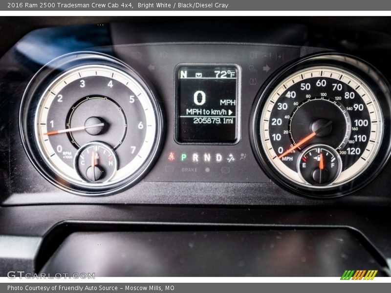  2016 2500 Tradesman Crew Cab 4x4 Tradesman Crew Cab 4x4 Gauges