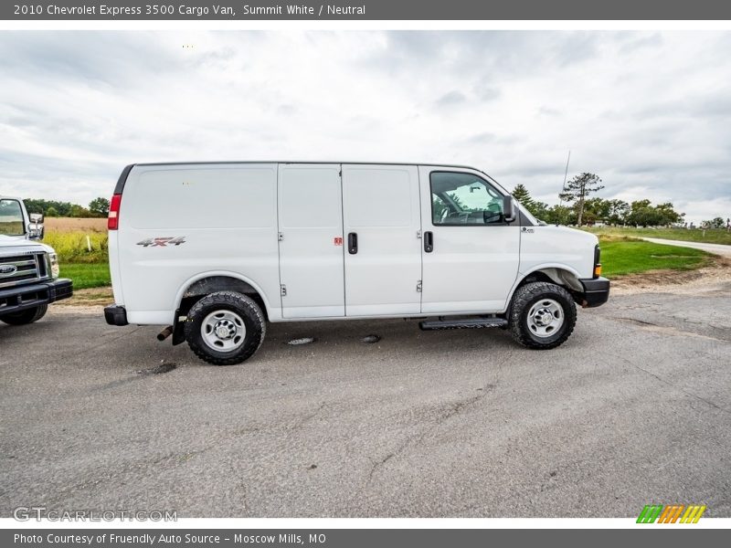 Summit White / Neutral 2010 Chevrolet Express 3500 Cargo Van