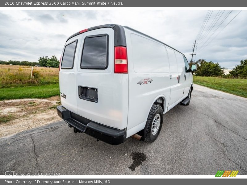 Summit White / Neutral 2010 Chevrolet Express 3500 Cargo Van