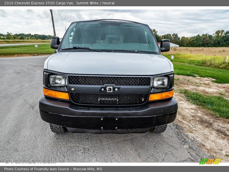 Summit White / Neutral 2010 Chevrolet Express 3500 Cargo Van
