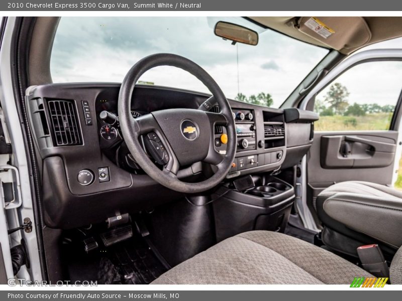Summit White / Neutral 2010 Chevrolet Express 3500 Cargo Van