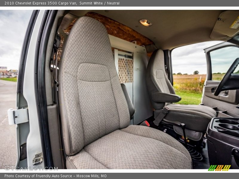 Summit White / Neutral 2010 Chevrolet Express 3500 Cargo Van