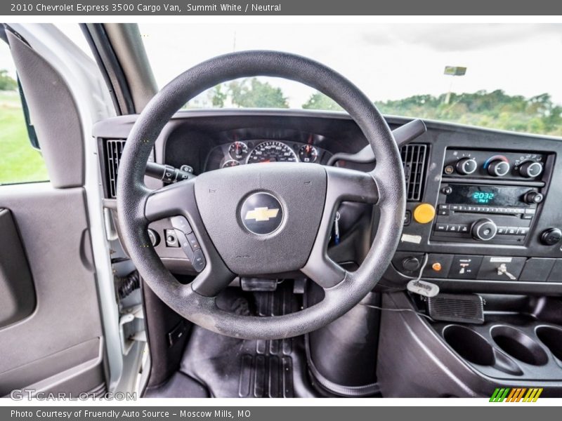 Summit White / Neutral 2010 Chevrolet Express 3500 Cargo Van