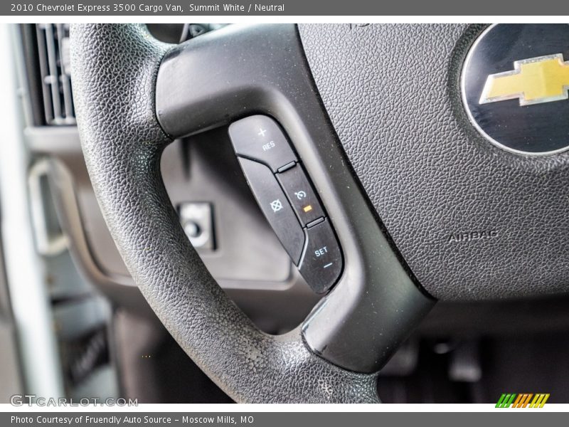 Summit White / Neutral 2010 Chevrolet Express 3500 Cargo Van