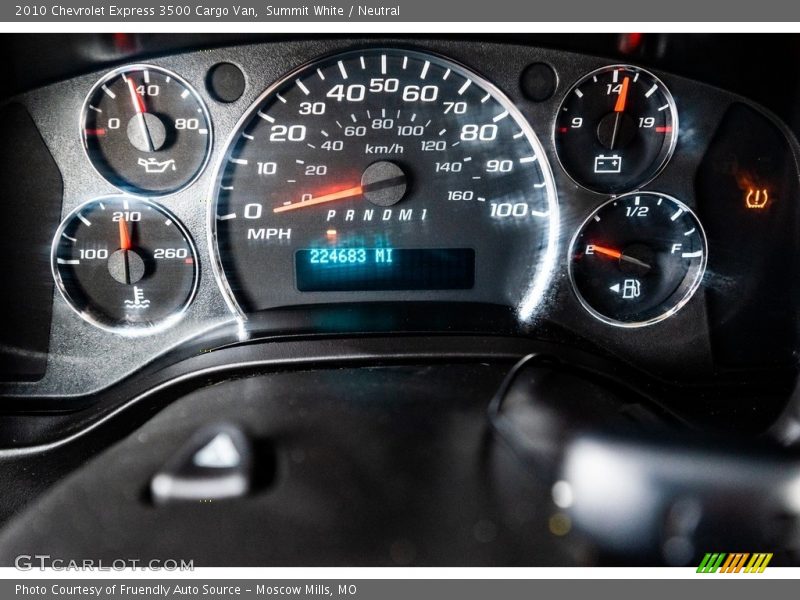 Summit White / Neutral 2010 Chevrolet Express 3500 Cargo Van