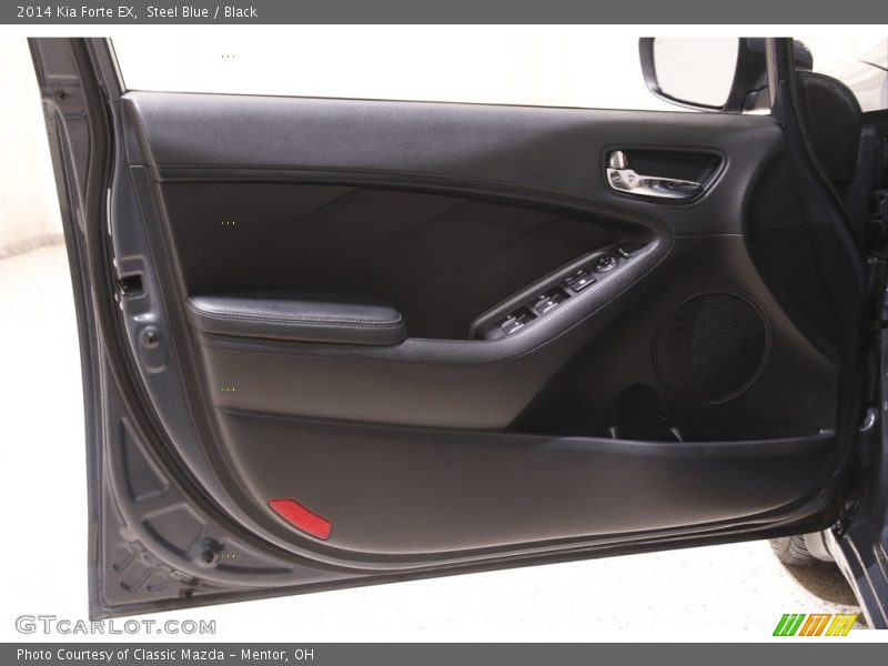 Steel Blue / Black 2014 Kia Forte EX