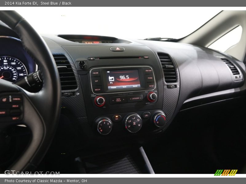 Steel Blue / Black 2014 Kia Forte EX