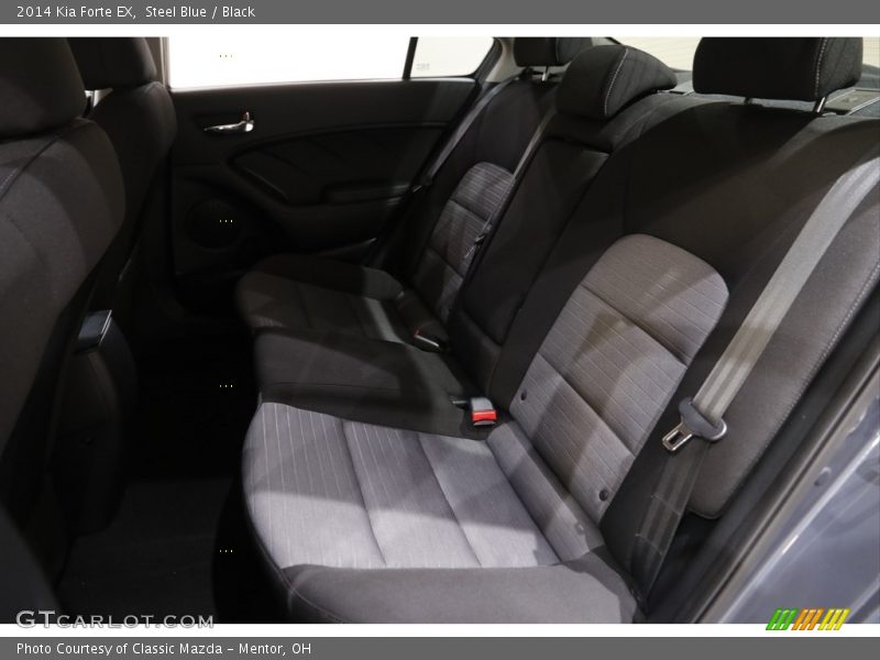 Steel Blue / Black 2014 Kia Forte EX