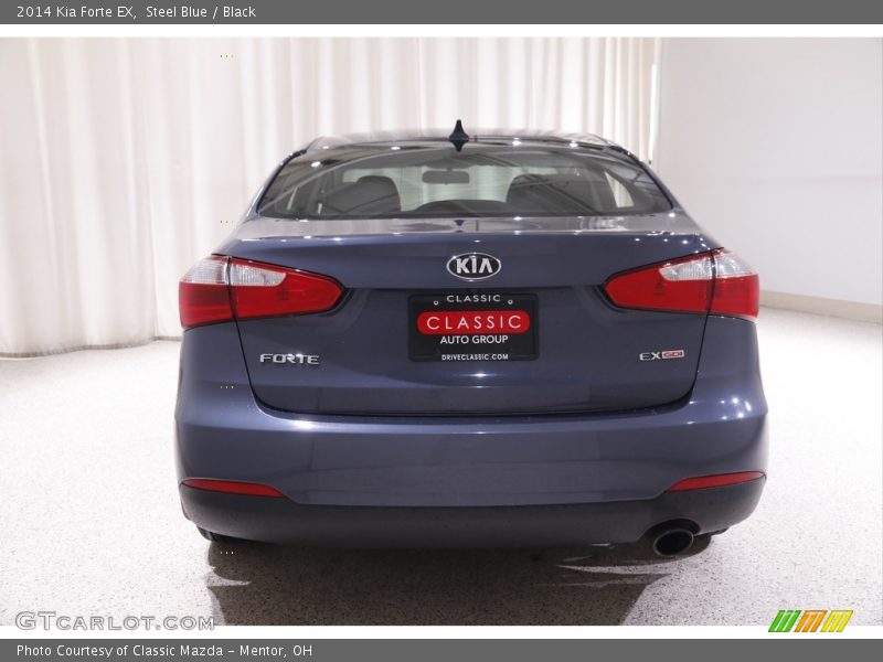 Steel Blue / Black 2014 Kia Forte EX