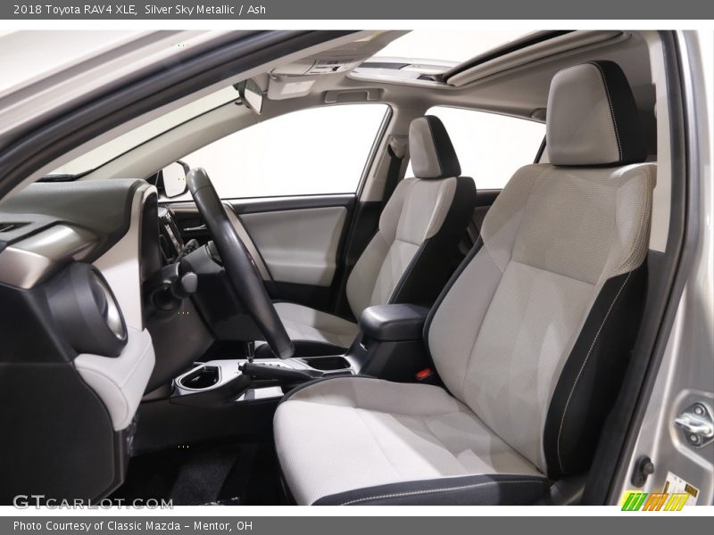 Silver Sky Metallic / Ash 2018 Toyota RAV4 XLE