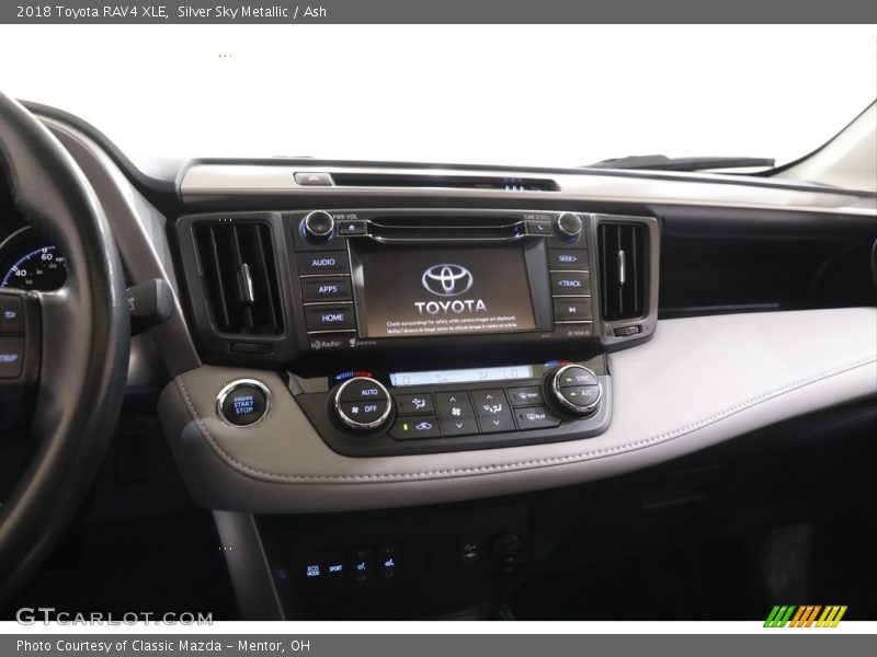 Silver Sky Metallic / Ash 2018 Toyota RAV4 XLE