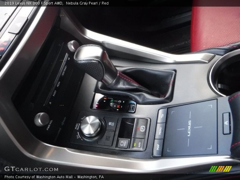 Nebula Gray Pearl / Red 2019 Lexus NX 300 F Sport AWD