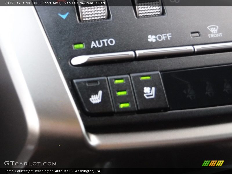 Nebula Gray Pearl / Red 2019 Lexus NX 300 F Sport AWD