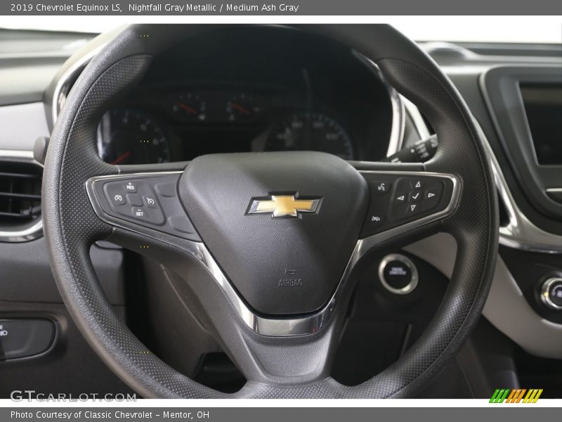 Nightfall Gray Metallic / Medium Ash Gray 2019 Chevrolet Equinox LS