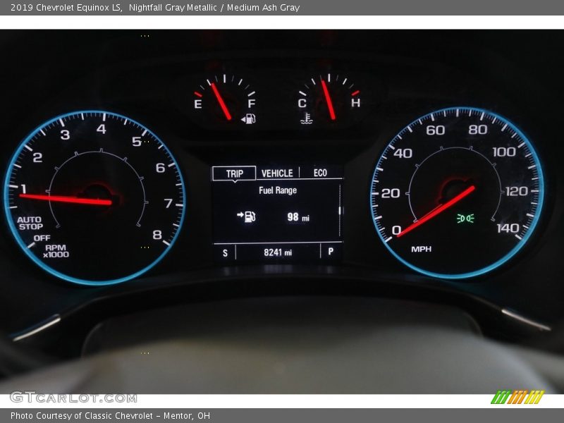 Nightfall Gray Metallic / Medium Ash Gray 2019 Chevrolet Equinox LS