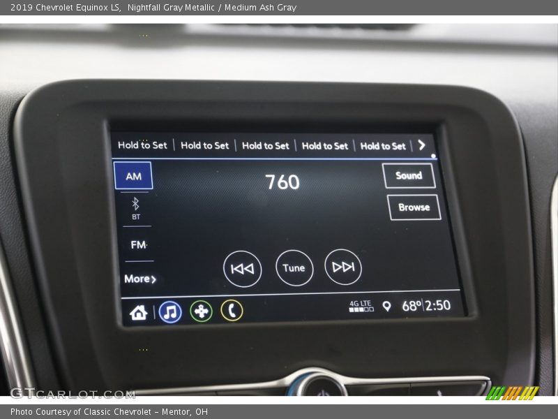 Nightfall Gray Metallic / Medium Ash Gray 2019 Chevrolet Equinox LS