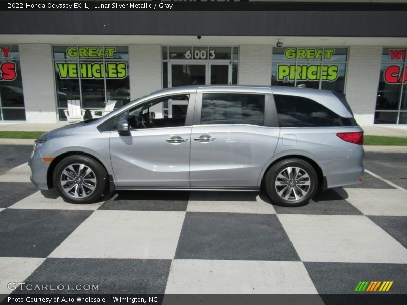 Lunar Silver Metallic / Gray 2022 Honda Odyssey EX-L