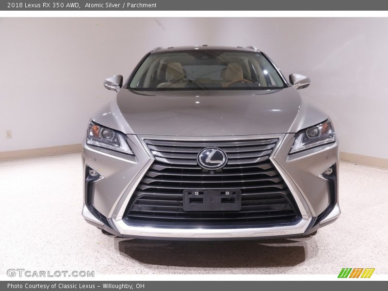 Atomic Silver / Parchment 2018 Lexus RX 350 AWD