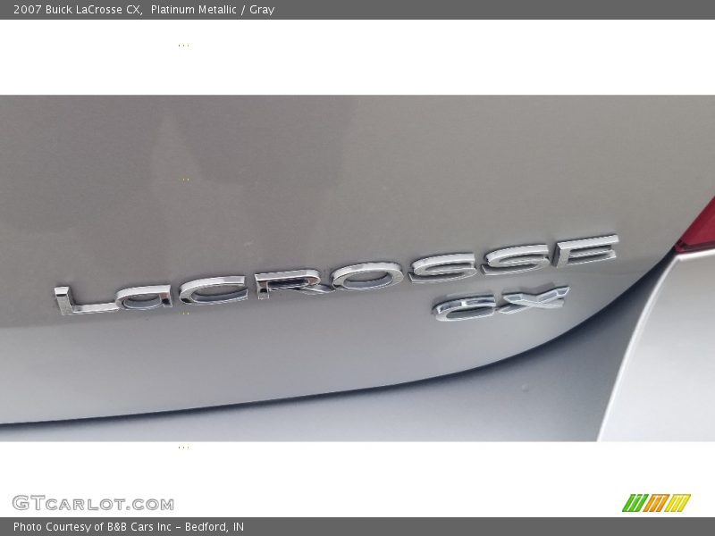Platinum Metallic / Gray 2007 Buick LaCrosse CX