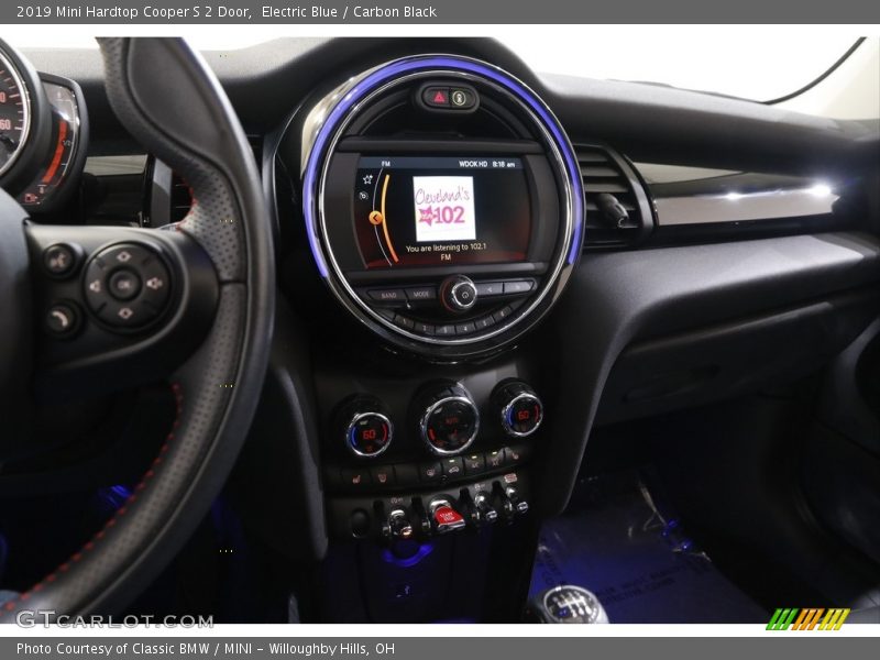 Electric Blue / Carbon Black 2019 Mini Hardtop Cooper S 2 Door