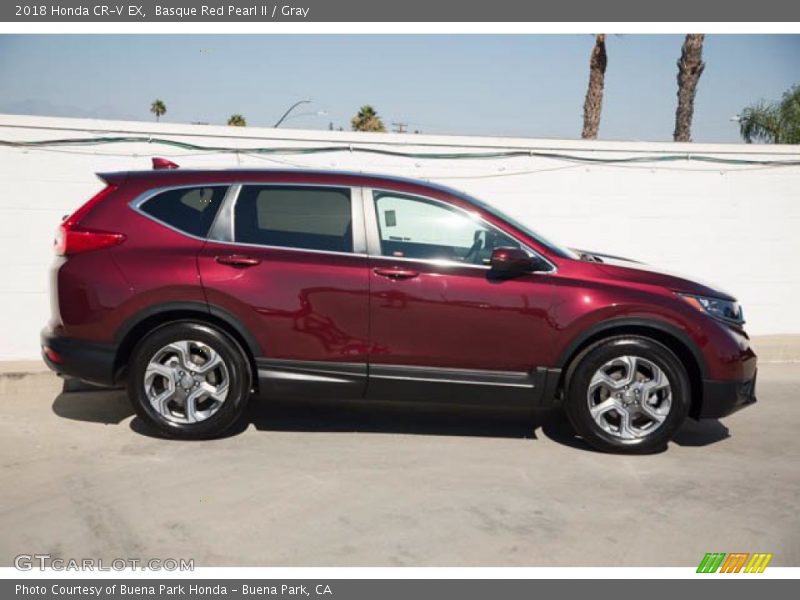 Basque Red Pearl II / Gray 2018 Honda CR-V EX