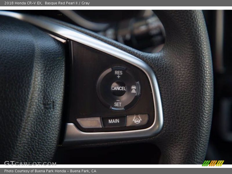 Basque Red Pearl II / Gray 2018 Honda CR-V EX