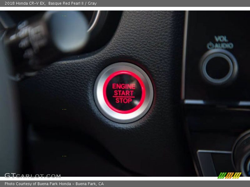 Basque Red Pearl II / Gray 2018 Honda CR-V EX