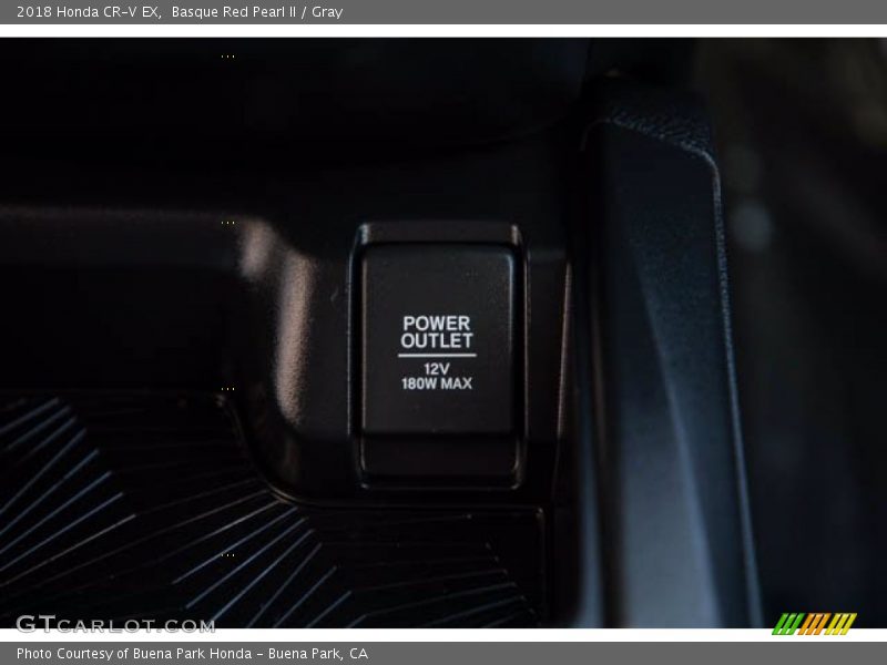 Basque Red Pearl II / Gray 2018 Honda CR-V EX