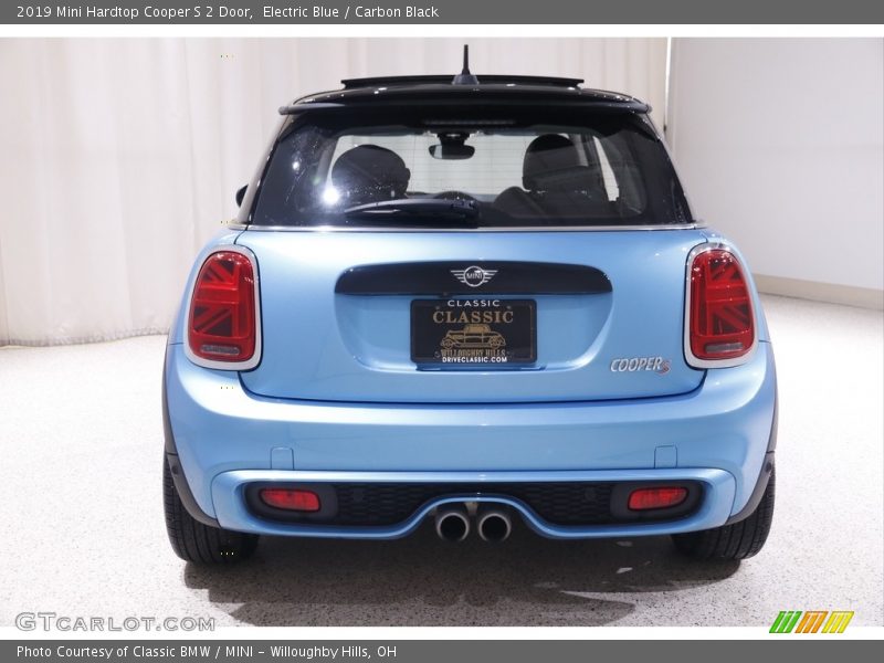 Electric Blue / Carbon Black 2019 Mini Hardtop Cooper S 2 Door