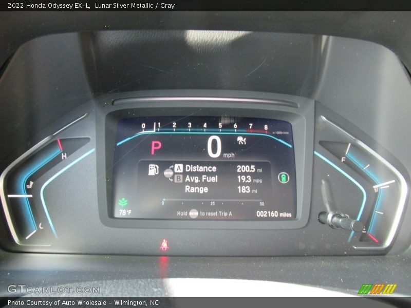 Lunar Silver Metallic / Gray 2022 Honda Odyssey EX-L
