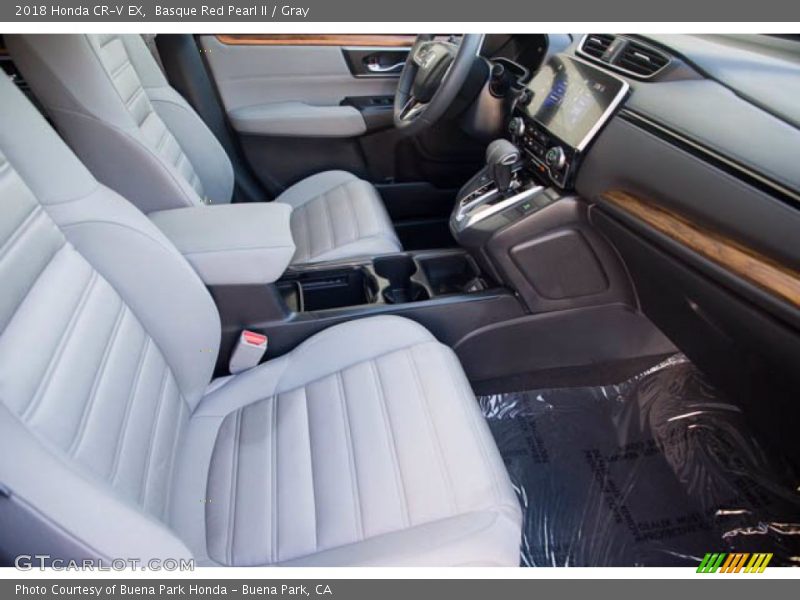 Basque Red Pearl II / Gray 2018 Honda CR-V EX