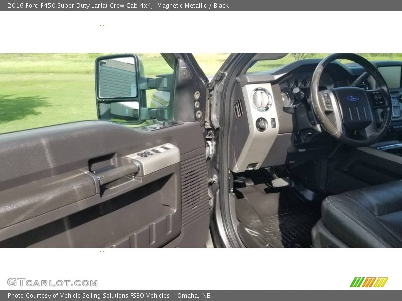 Magnetic Metallic / Black 2016 Ford F450 Super Duty Lariat Crew Cab 4x4