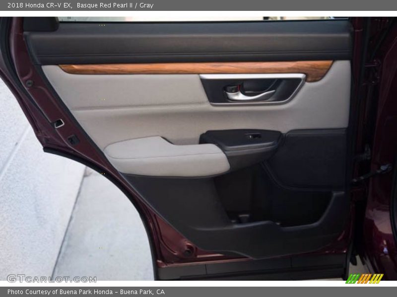 Basque Red Pearl II / Gray 2018 Honda CR-V EX