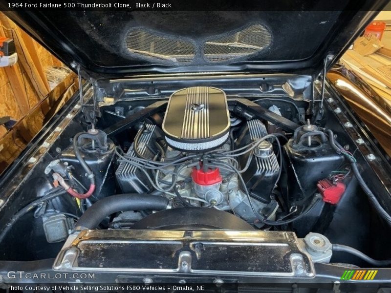 Black / Black 1964 Ford Fairlane 500 Thunderbolt Clone