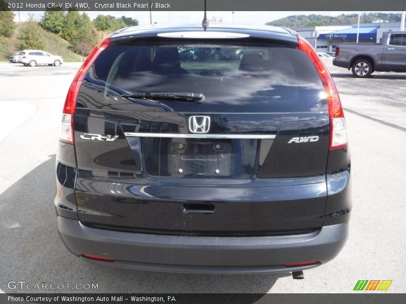 Crystal Black Pearl / Black 2012 Honda CR-V EX 4WD