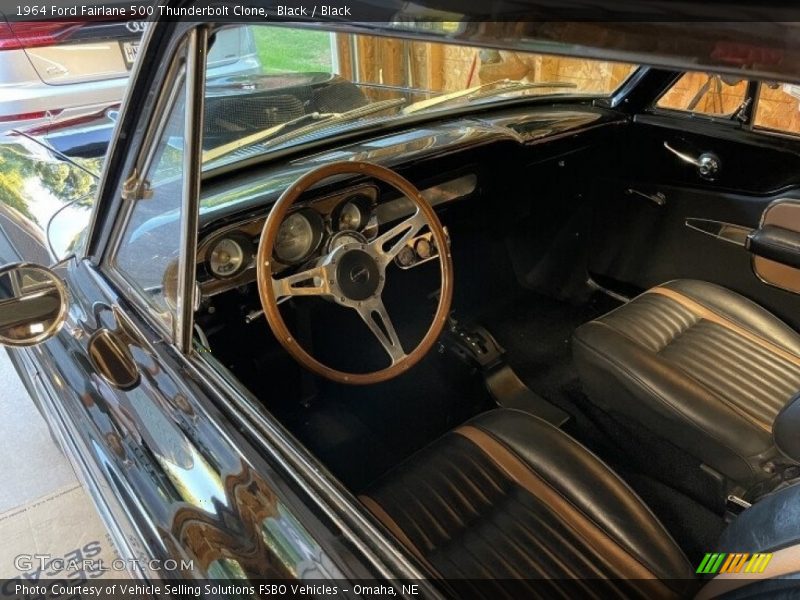 Black / Black 1964 Ford Fairlane 500 Thunderbolt Clone